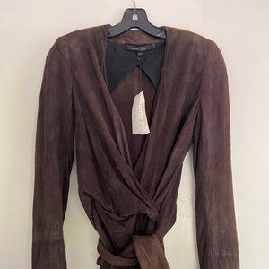 Urban Zen/Donna Karan Suede Jacket